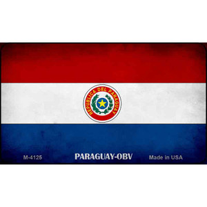 Paraguay OBV Flag Wholesale Novelty Metal Magnet