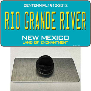 Rio Grande River New Mexico Teal Wholesale Novelty Metal Hat Pin