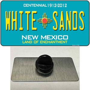 White Sands New Mexico Teal Wholesale Novelty Metal Hat Pin