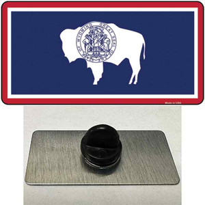Wyoming State Flag Wholesale Novelty Metal Hat Pin