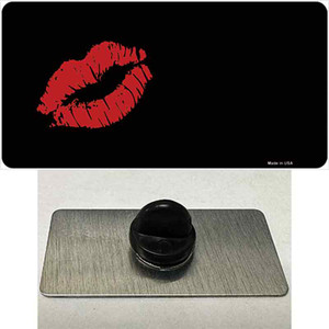 Red Lips Offset Wholesale Novelty Metal Hat Pin