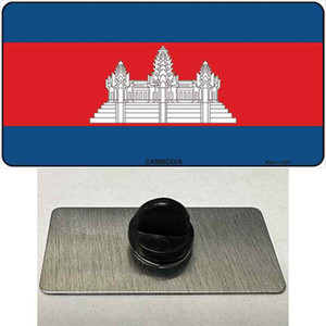 Cambodia Flag Wholesale Novelty Metal Hat Pin