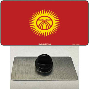 Kyrgyzsyan Flag Wholesale Novelty Metal Hat Pin