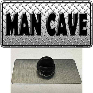Man Cave Diamond Effect Wholesale Novelty Metal Hat Pin