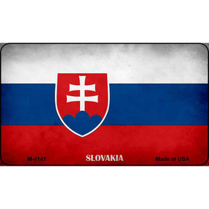 Slovakia Flag Wholesale Novelty Metal Magnet M-4141