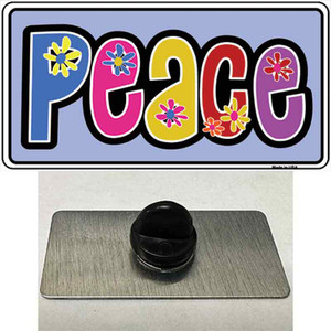 Peace And Flowers Wholesale Novelty Metal Hat Pin