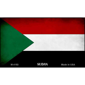 Sudan Flag Wholesale Novelty Metal Magnet