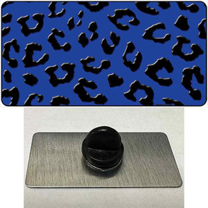 Blue Black Cheetah Wholesale Novelty Metal Hat Pin