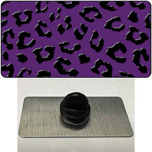 Purple Black Cheetah Wholesale Novelty Metal Hat Pin
