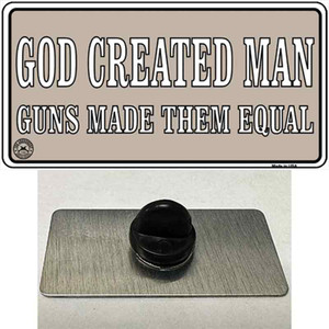 Guns Made Them Equal Wholesale Novelty Metal Hat Pin