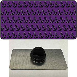 Purple Black Anchor Wholesale Novelty Metal Hat Pin
