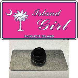 Island Girl Pink Wholesale Novelty Metal Hat Pin