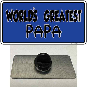 Worlds Greatest PaPa Wholesale Novelty Metal Hat Pin