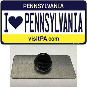 I Love Pennsylvania State Wholesale Novelty Metal Hat Pin