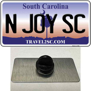 N Joy SC South Carolina Wholesale Novelty Metal Hat Pin