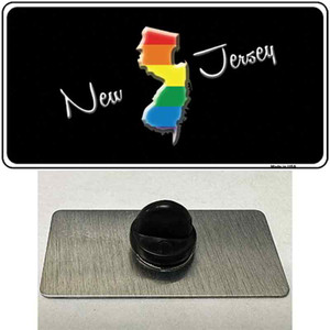 New Jersey Rainbow Wholesale Novelty Metal Hat Pin