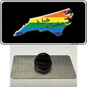 North Carolina Rainbow Wholesale Novelty Metal Hat Pin