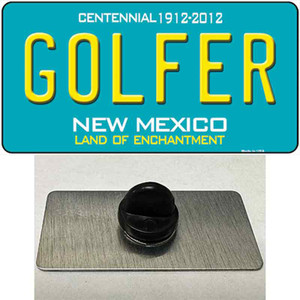 Golfer New Mexico Wholesale Novelty Metal Hat Pin