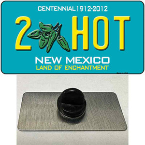 2 Hot Green New Mexico Wholesale Novelty Metal Hat Pin