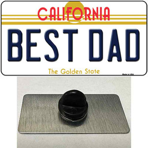 Best Dad California Wholesale Novelty Metal Hat Pin