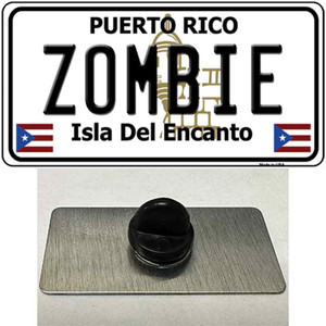 Zombie Puerto Rico Wholesale Novelty Metal Hat Pin