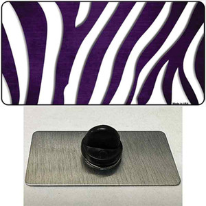 Purple White Zebra Oil Rubbed Wholesale Novelty Metal Hat Pin
