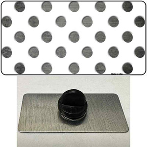 Gray White Dots Oil Rubbed Wholesale Novelty Metal Hat Pin