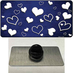 Blue White Love Oil Rubbed Wholesale Novelty Metal Hat Pin