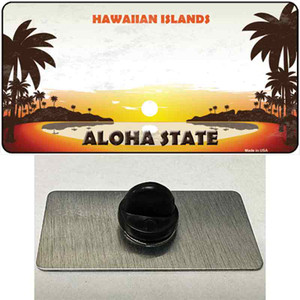 Hawaiian Islands Hawaii Blank State Wholesale Novelty Metal Hat Pin