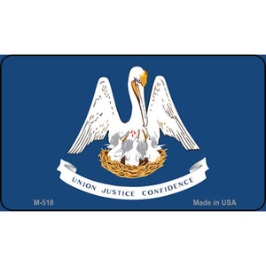 Louisiana State Flag Wholesale Novelty Metal Magnet
