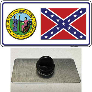 Confederate Flag North Carolina Seal Wholesale Novelty Metal Hat Pin