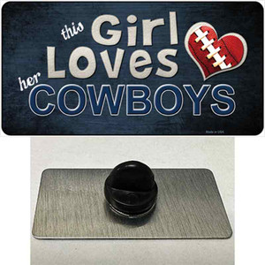 This Girl Loves Her Cowboys Wholesale Novelty Metal Hat Pin
