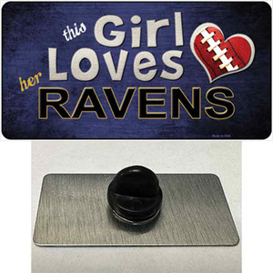 This Girl Loves Her Ravens Wholesale Novelty Metal Hat Pin