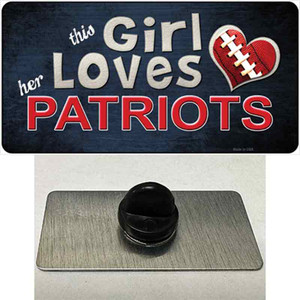 This Girl Loves Her Patriots Wholesale Novelty Metal Hat Pin