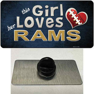 This Girl Loves Her Rams Wholesale Novelty Metal Hat Pin