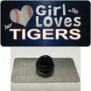 This Girl Loves Her Tigers Wholesale Novelty Metal Hat Pin