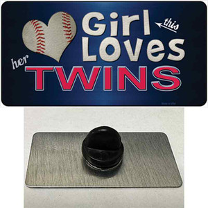 This Girl Loves Her Twins Wholesale Novelty Metal Hat Pin