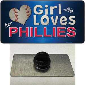 This Girl Loves Her Phillies Wholesale Novelty Metal Hat Pin