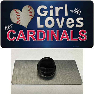 This Girl Loves Her Cardinals Baseball Wholesale Novelty Metal Hat Pin