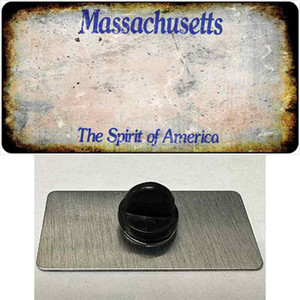 Massachusetts Rusty Blank Wholesale Novelty Metal Hat Pin