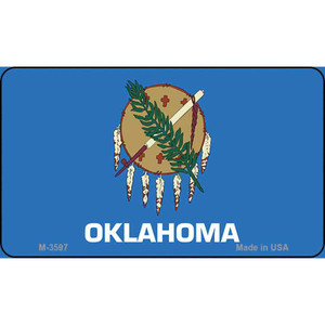 Oklahoma State Flag Wholesale Novelty Metal Magnet M-3597
