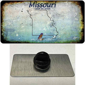 Missouri Show Me Rusty Blank Wholesale Novelty Metal Hat Pin