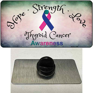 Thyroid Cancer Ribbon Wholesale Novelty Metal Hat Pin