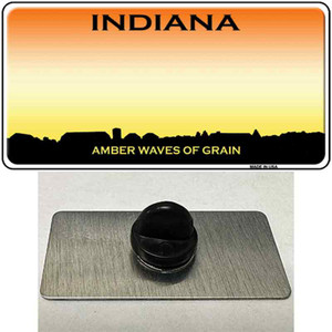 Indiana Amber Blank Wholesale Novelty Metal Hat Pin