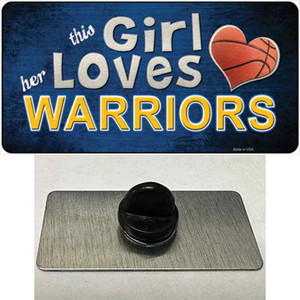 This Girl Loves Her Warriors Wholesale Novelty Metal Hat Pin