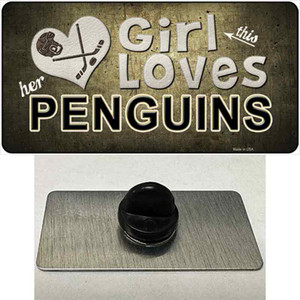 This Girl Loves Her Penguins Wholesale Novelty Metal Hat Pin