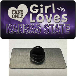 This Girl Loves Kansas State Wholesale Novelty Metal Hat Pin