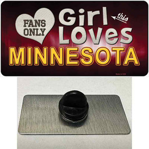 This Girl Loves Minnesota Wholesale Novelty Metal Hat Pin