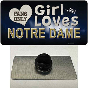 This Girl Loves Notre Dame Wholesale Novelty Metal Hat Pin