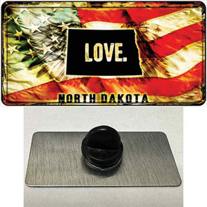 North Dakota Love Wholesale Novelty Metal Hat Pin